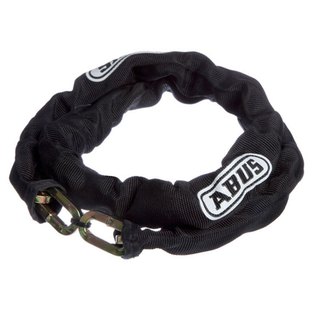 ABUS Square Link Chain – 6 mm × 110 cm (Black Sleeve)