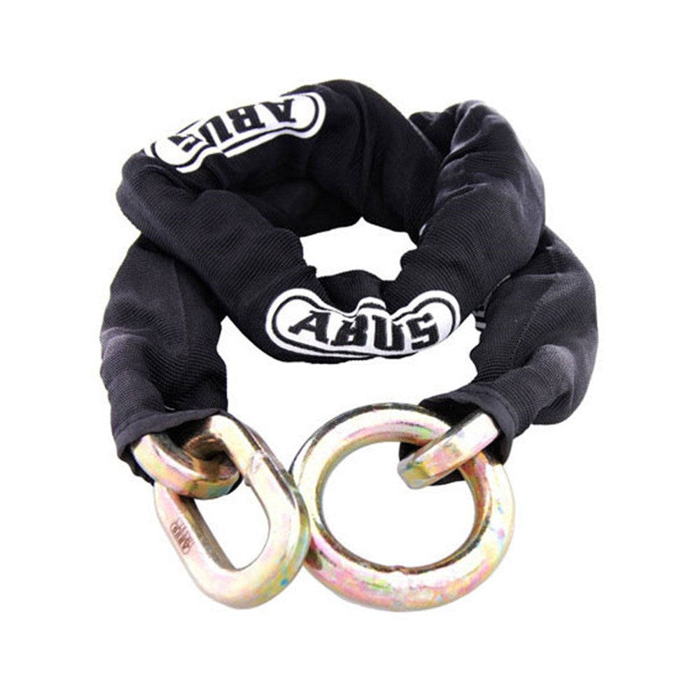 ABUS Loop Square Link Chain – 12 mm × 250 cm (Black Sleeve)