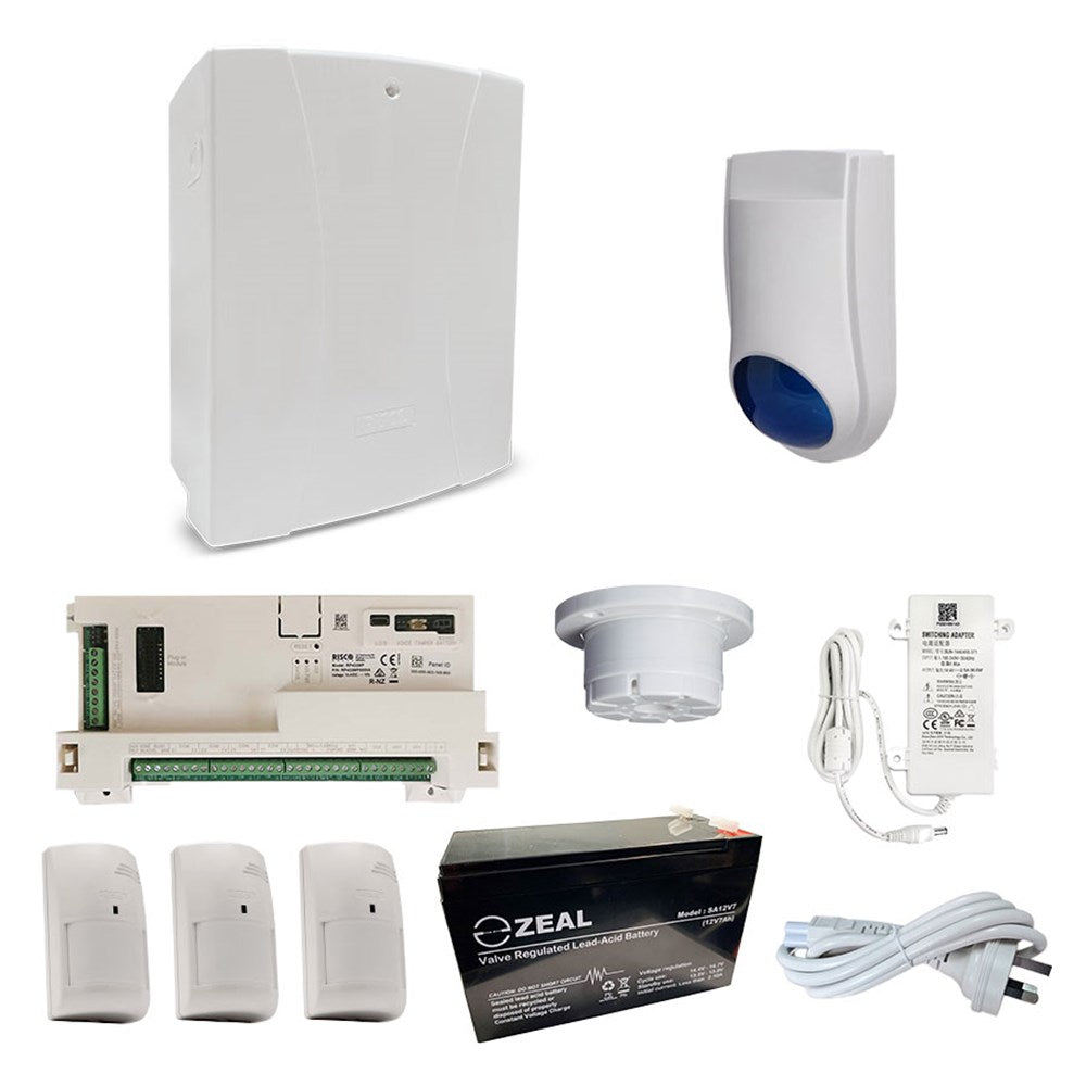 RISCO LightSYS+ Alarm Kit with 3x DigiSense Pet Friendly PIRs & Accessory Kit