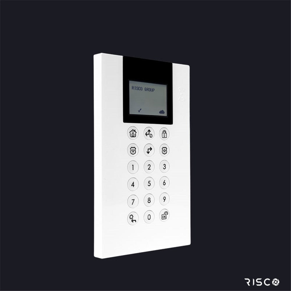 RISCO Wired Panda Keypad with Inbuilt Prox Reader – suits LightSYS+ & LightSYS2