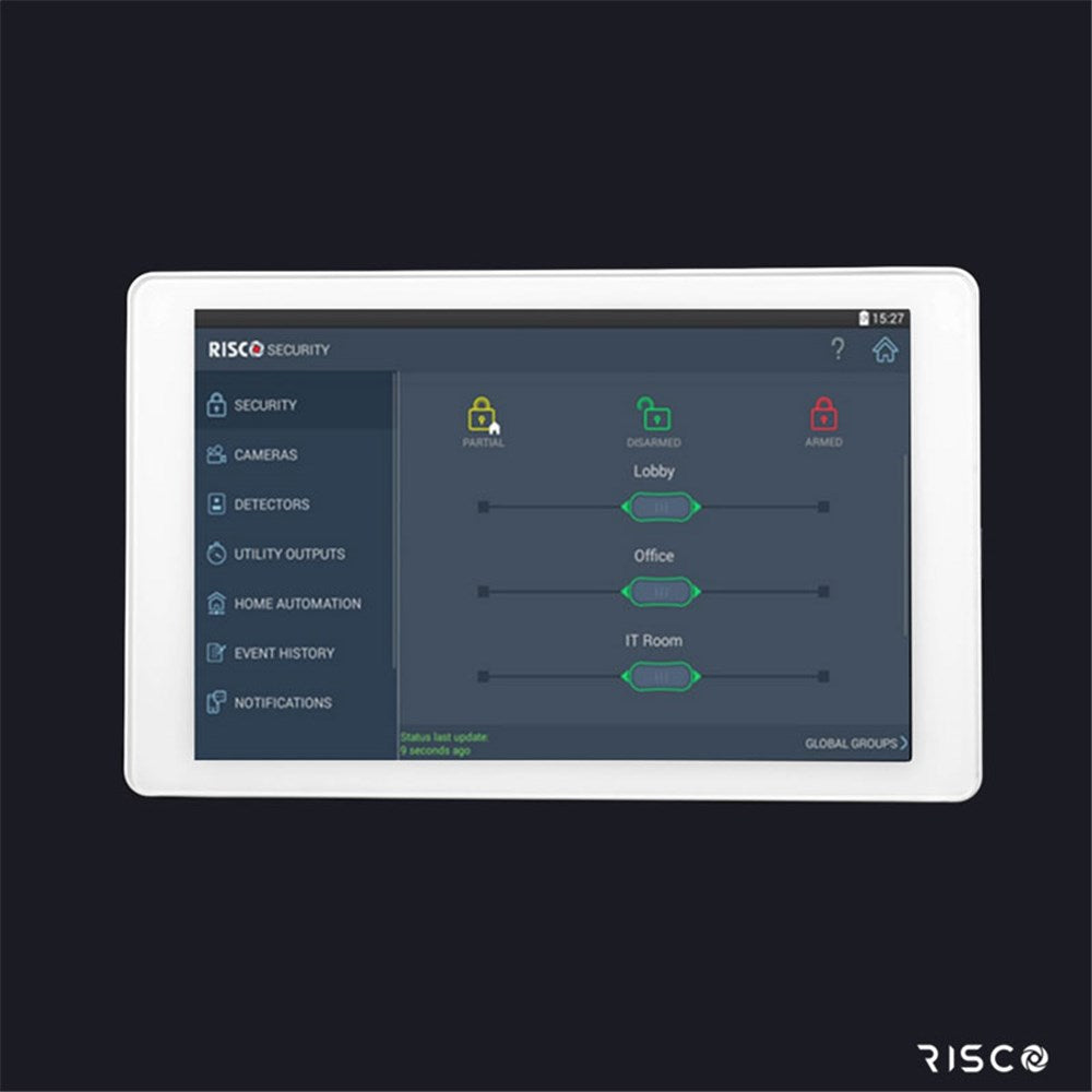 RISCO RisControl 8" Touchscreen Keypad – suits LightSYS+ & LightSYS2