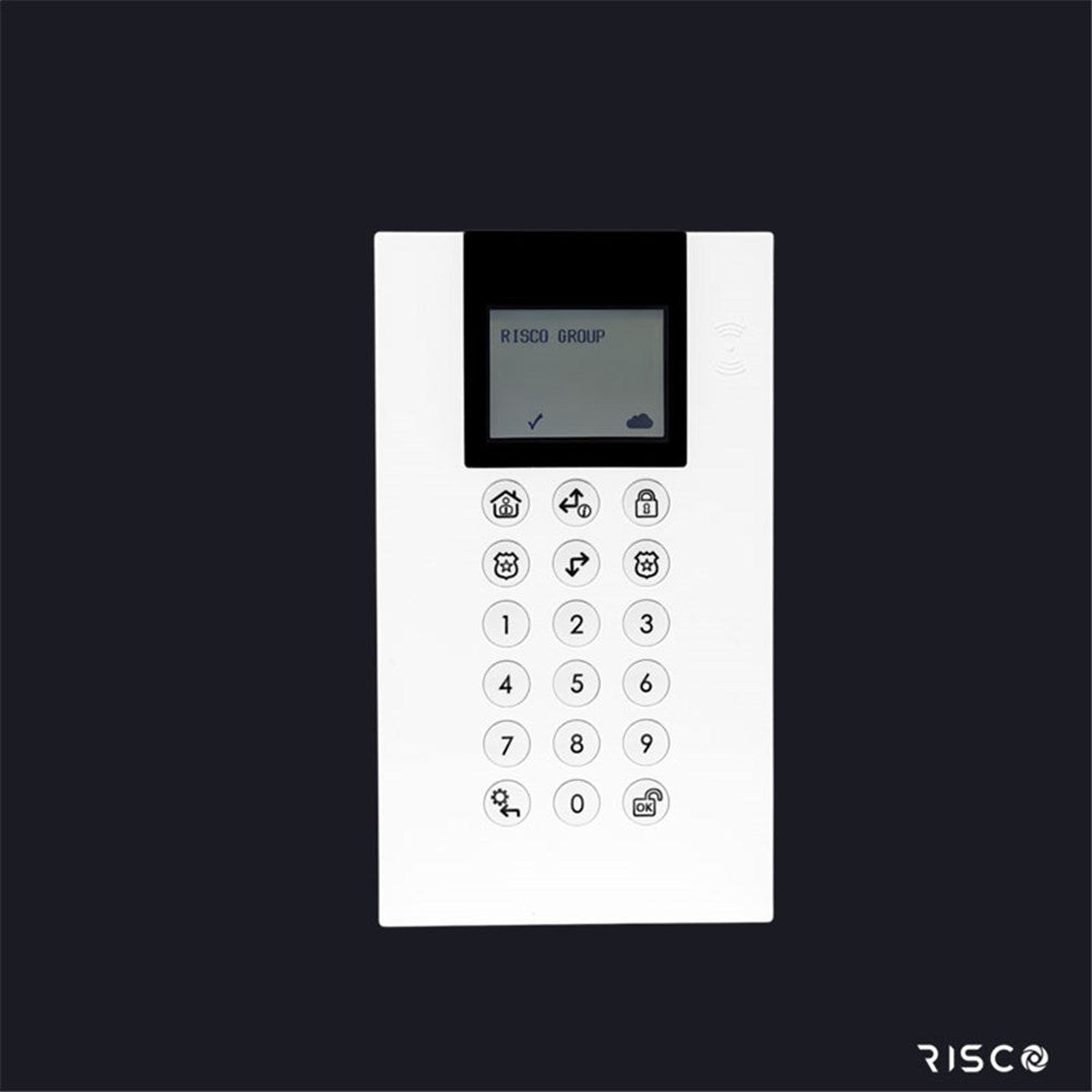 RISCO Wireless Panda Keypad with Inbuilt Prox Reader – suits LightSYS+ & LightSYS Air