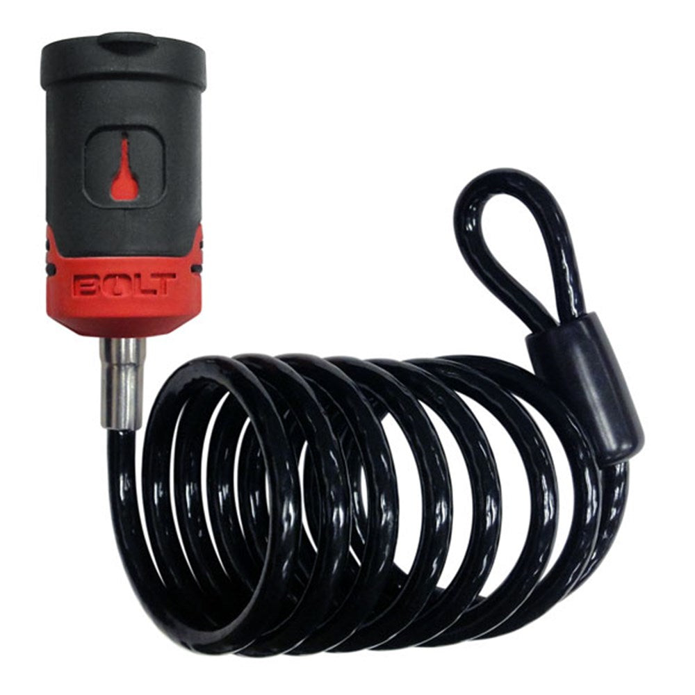 BOLT® 1.8 m Cable Lock – HU101 Profile (Suit Ford, Black Vinyl Coated, 11 mm)