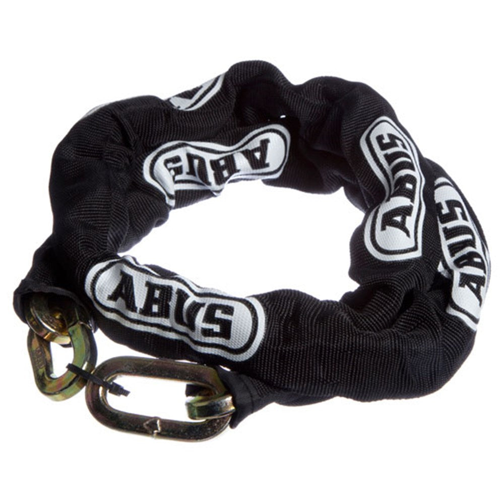 ABUS Square Link Chain – 8 mm × 110 cm (Black Sleeve)