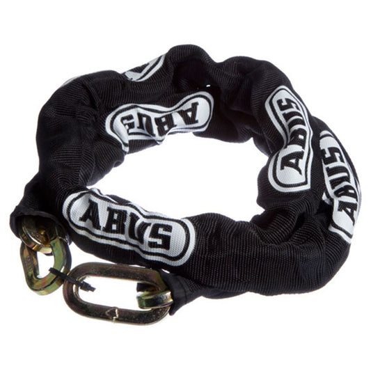 ABUS Square Link Chain – 8 mm × 110 cm (Black Sleeve)