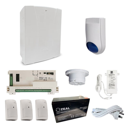 RISCO LightSYS+ Alarm Kit with 3x DigiSense Pet Friendly PIRs & Accessory Kit