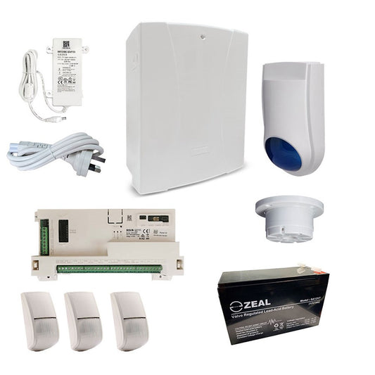 RISCO LightSYS+ Alarm Kit with 3x BWare Quad Detectors & Accessory Kit
