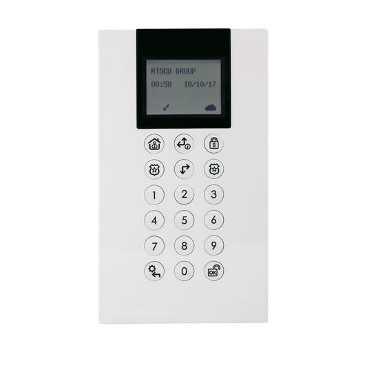 RISCO Wireless Panda Keypad with Inbuilt Prox Reader – suits WiComm Pro & Agility4